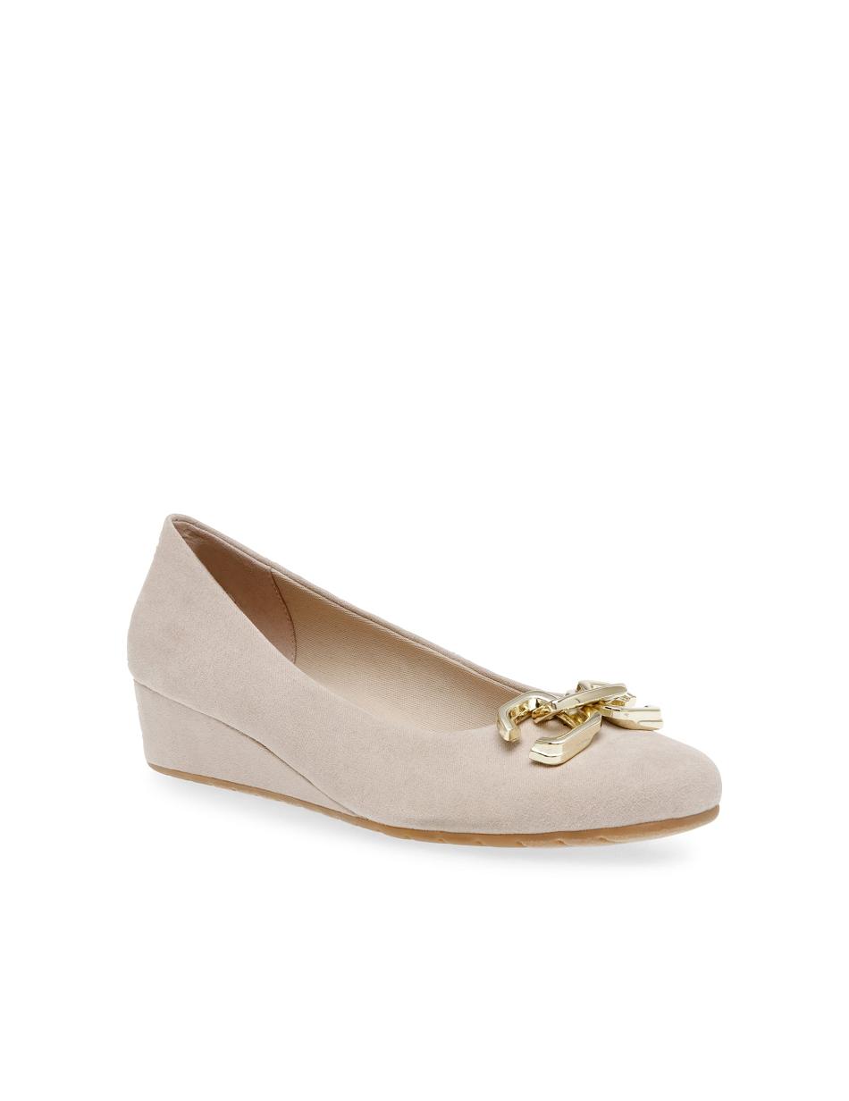 Anne Klein Mariela Wedges Beige | USCIF90338