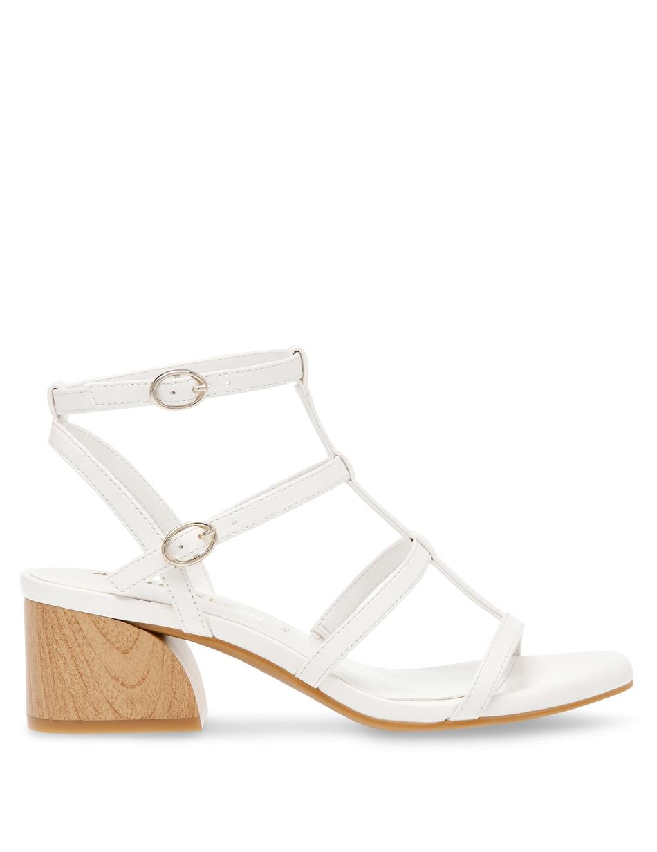 Anne Klein Matilda Dress Sandals White | XUSBH23447