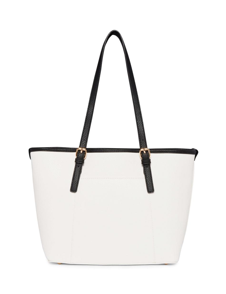 Anne Klein Medium Perfect Tote Bags White / Black | SUSVO12868