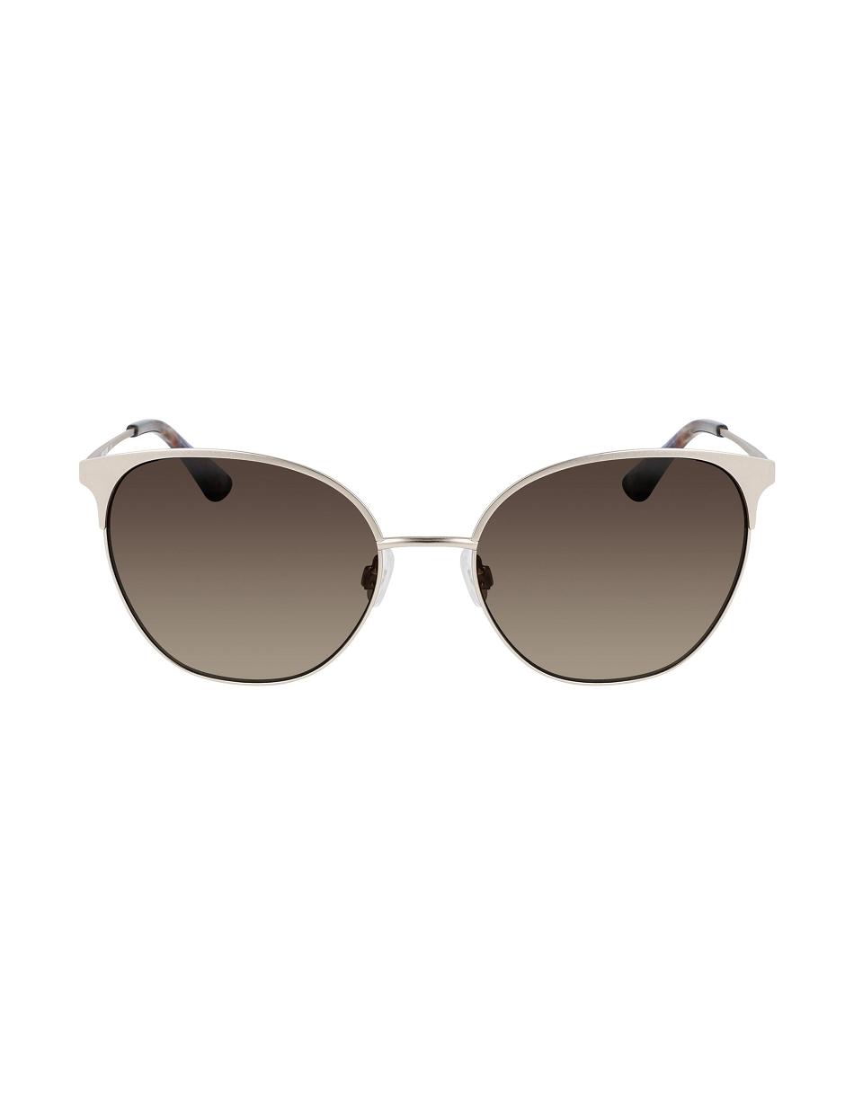 Anne Klein Metal Round Sunglasses Average Size Gold | FUSHY73055