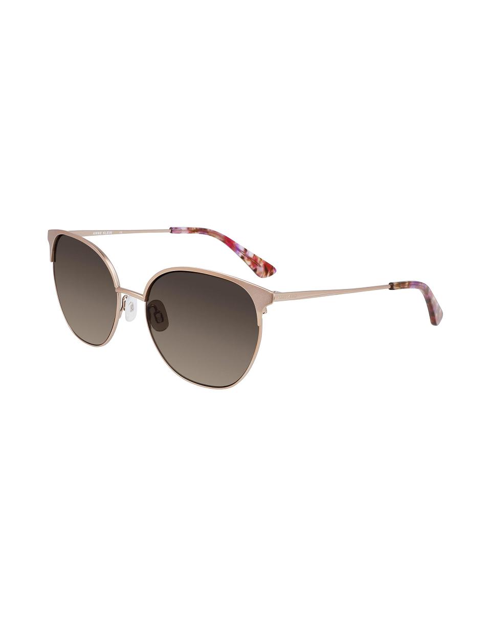 Anne Klein Metal Sunglasses Round Rose / Gold | USNEJ67342