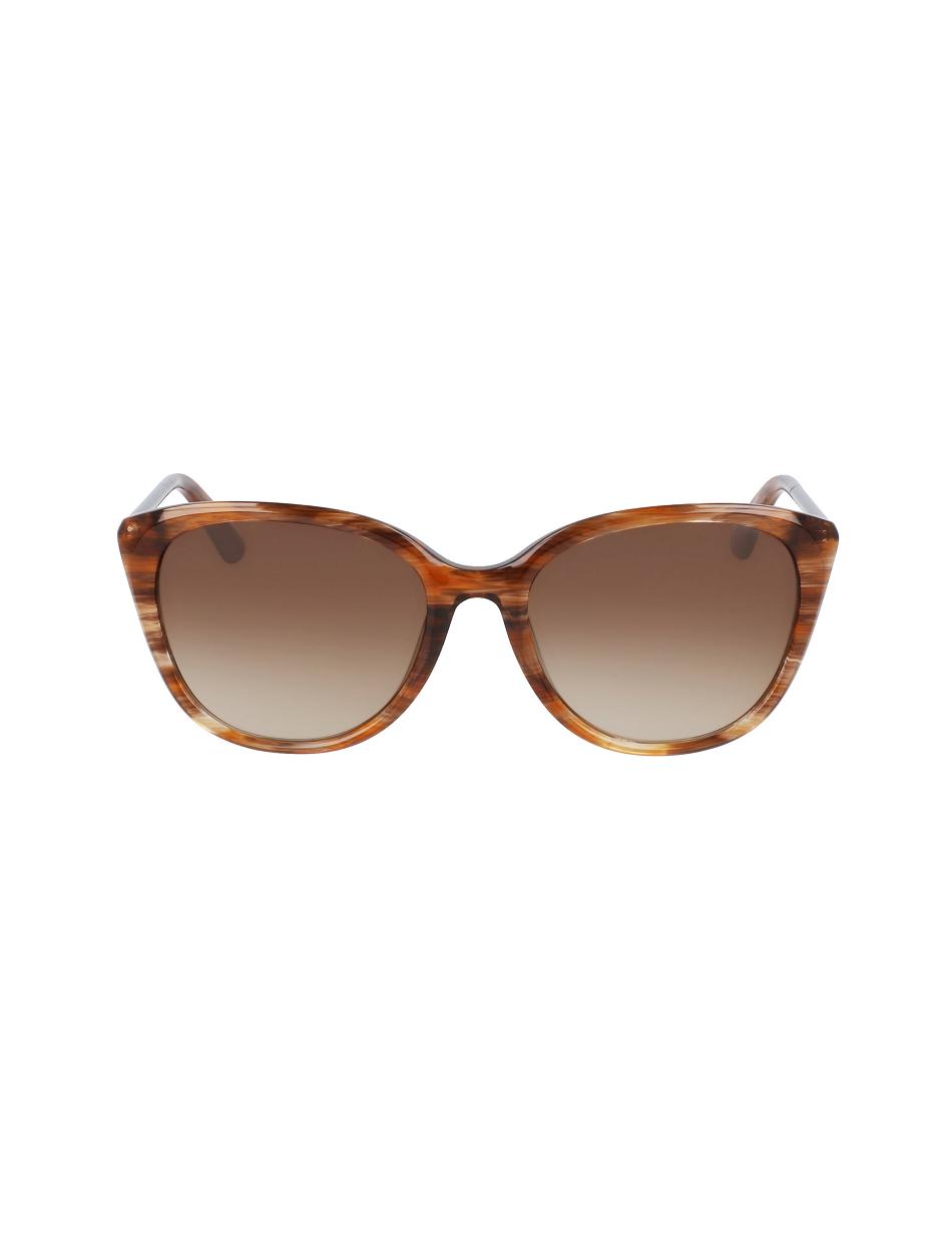 Anne Klein Mocha Combo Sunglasses Cat-Eye Beige | LUSSX74339