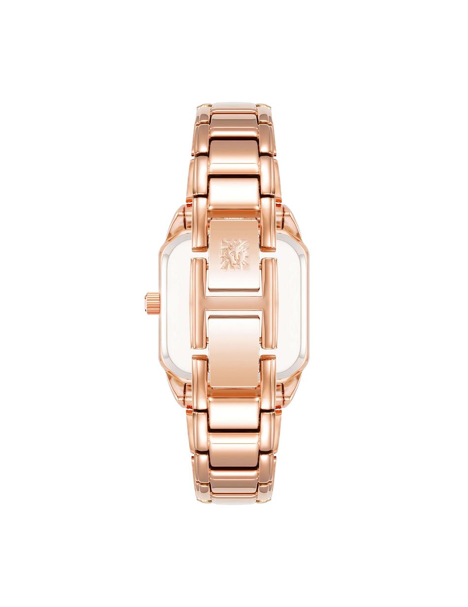 Anne Klein Modern Square Case Watch Metals Rose / Gold | USZDE30628