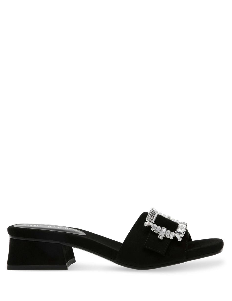 Anne Klein Nolita Dresss Sandals Black | USDFL37804