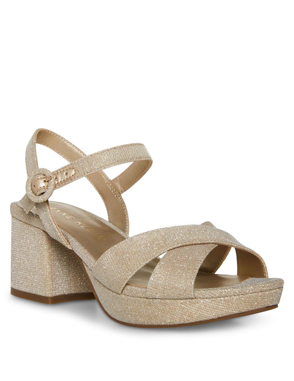 Anne Klein Peltz Dress Sandals Platinum | USZPD16175