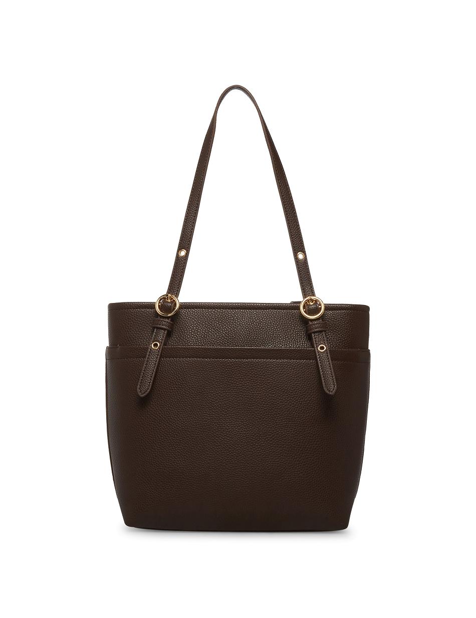 Anne Klein Pocket Tote Bags chocolate | USCIF57308