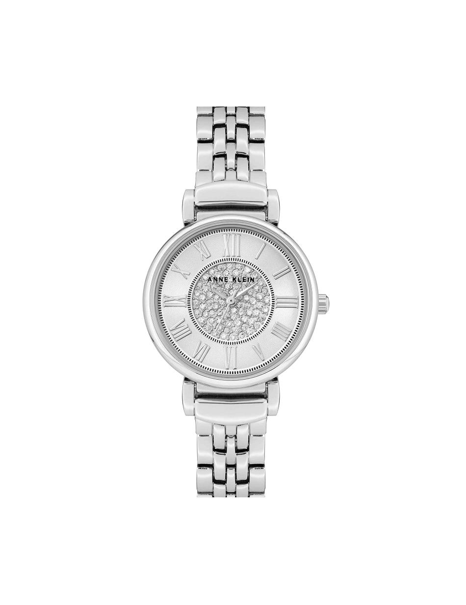 Anne Klein Premium Crystal Dial Watch Metals Silver | USZPD60820