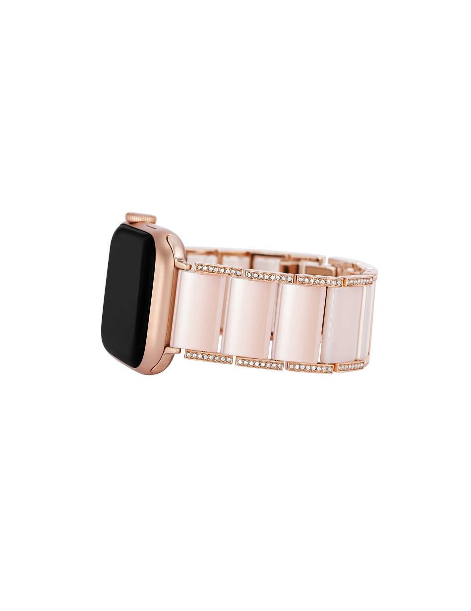 Anne Klein Premium Crystals Ceramic Bracelet Band for Apple Watch® Best Sellers Pink / Rose / Gold | EUSHC92440