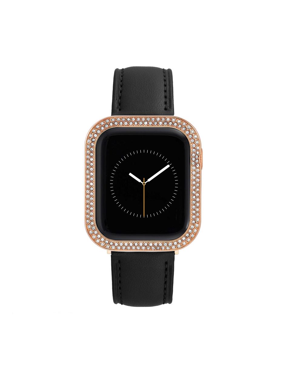 Anne Klein Premium Crystals Protective Case Cover for Apple Watch® Best Sellers Rose / Gold | EUSVG63506