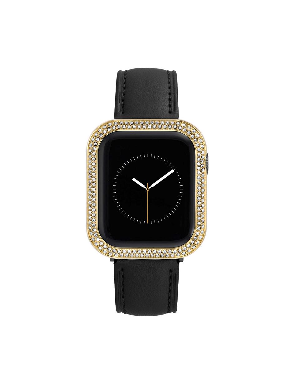 Anne Klein Premium Crystals Protective Case Cover for Apple Watch® Best Sellers Gold | USZPD61465