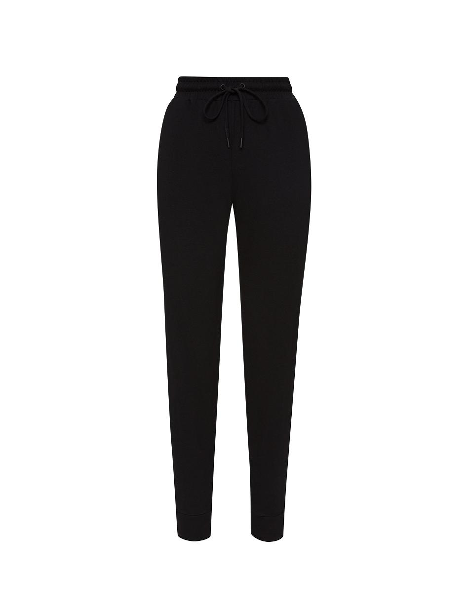 Anne Klein Serenity Knit Pull-On Jogger Bottoms Black | LUSTR67681