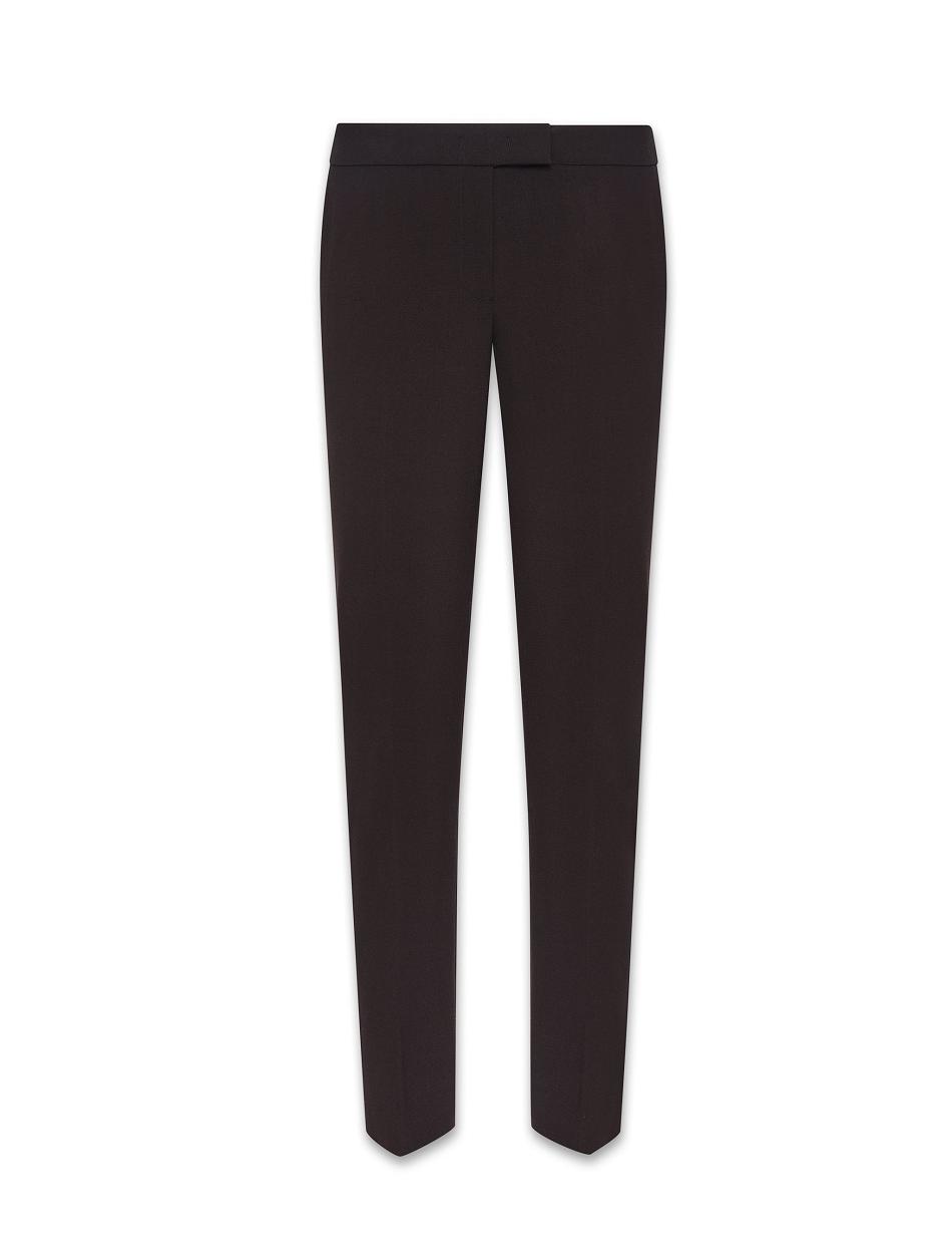 Anne Klein Slim Leg Pant Bottoms Black | USEAH34555