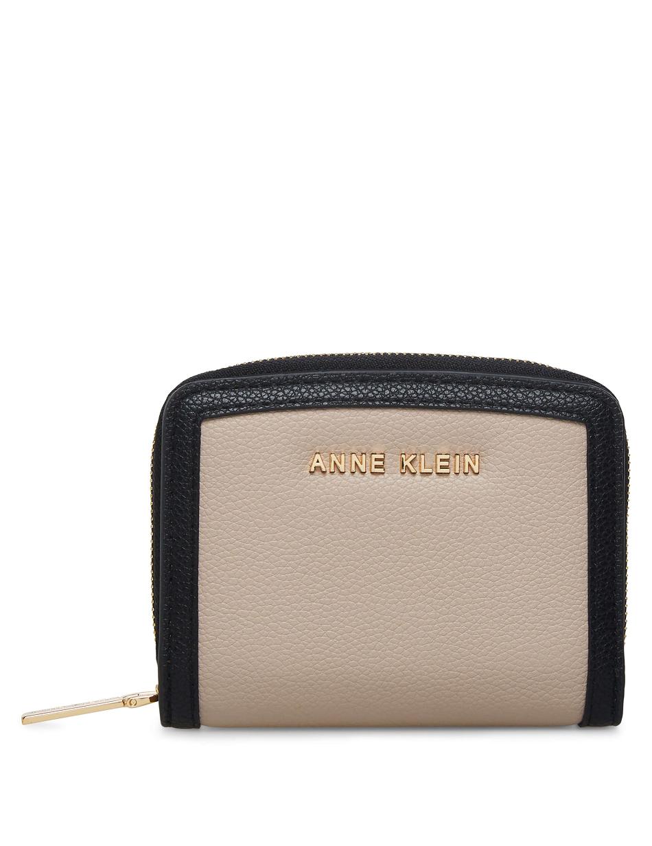 Anne Klein Small Colorblocked Wallets Grey / Black | MUSHR82914