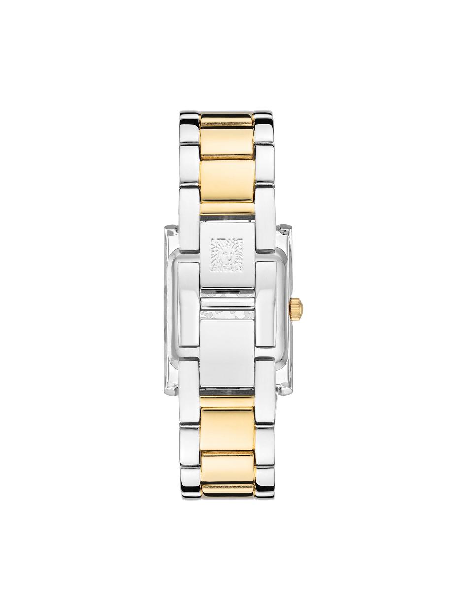 Anne Klein Square Case Bracelet Watch Metals Silver / Gold | EUSVG22409