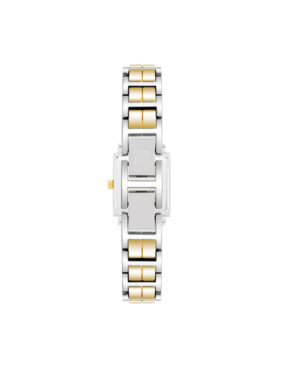 Anne Klein Square Case Two-Tone Bracelet Watch Metals Silver / Gold | UUSND25354