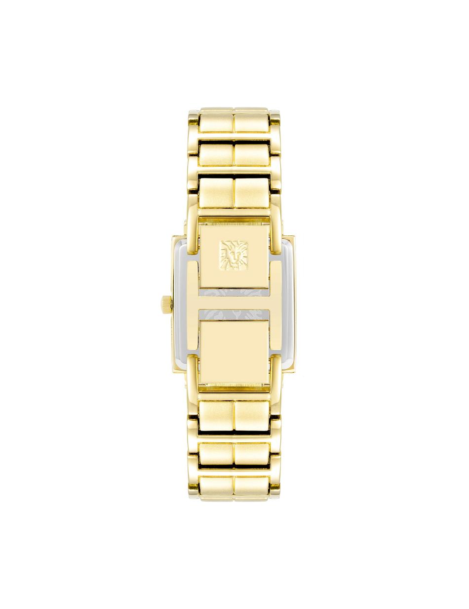 Anne Klein Square Crystal Accented Dial Watch Metals Gold | BUSSD99877
