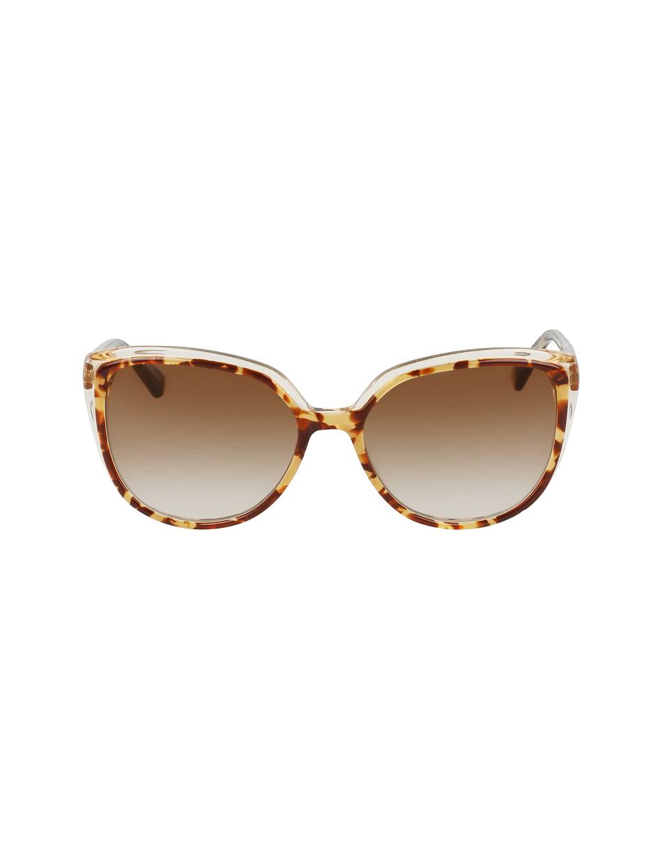 Anne Klein Tortoise Cat-Eye Sunglasses Best Sellers Beige | FUSUI40599