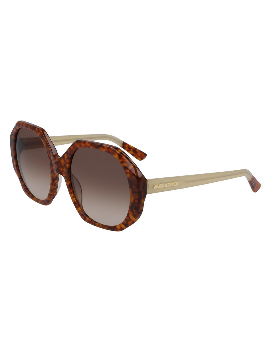 Anne Klein Tortoise Geometric Oversized Sunglasses Best Sellers orange | USXMI72261