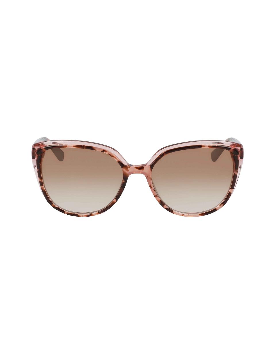 Anne Klein Tortoise Sunglasses Cat-Eye Pink | USJVR67752