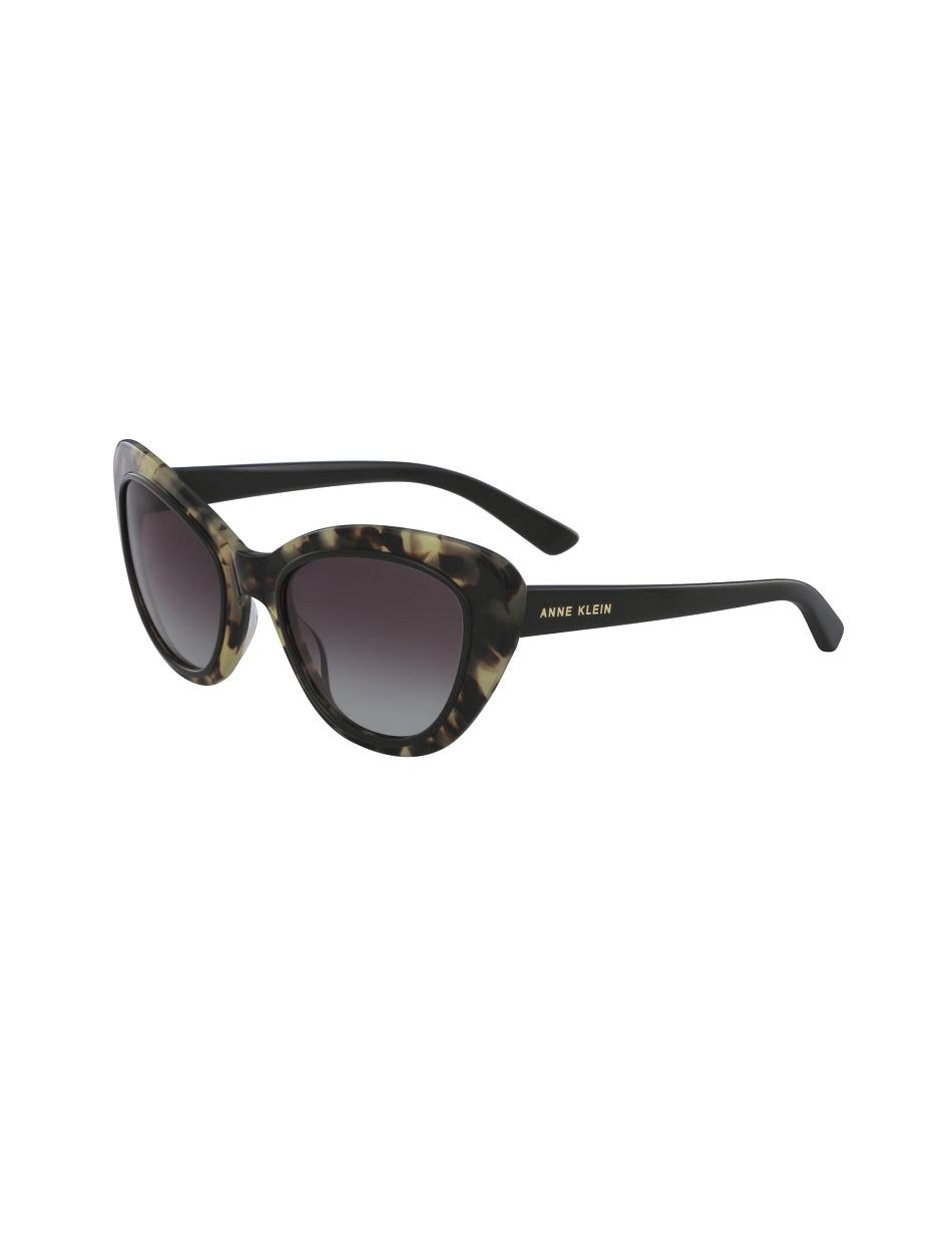 Anne Klein Tortoise Two-Tone Cat-eye Sunglasses Narrow Size Black | USEGJ26116