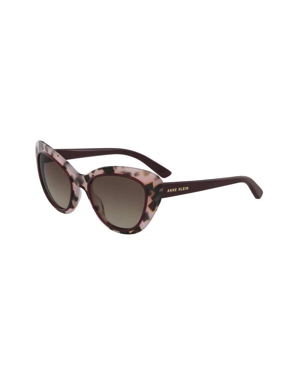 Anne Klein Tortoise Two-Tone Cat-eye Sunglasses Narrow Size Pink | USQAV27221