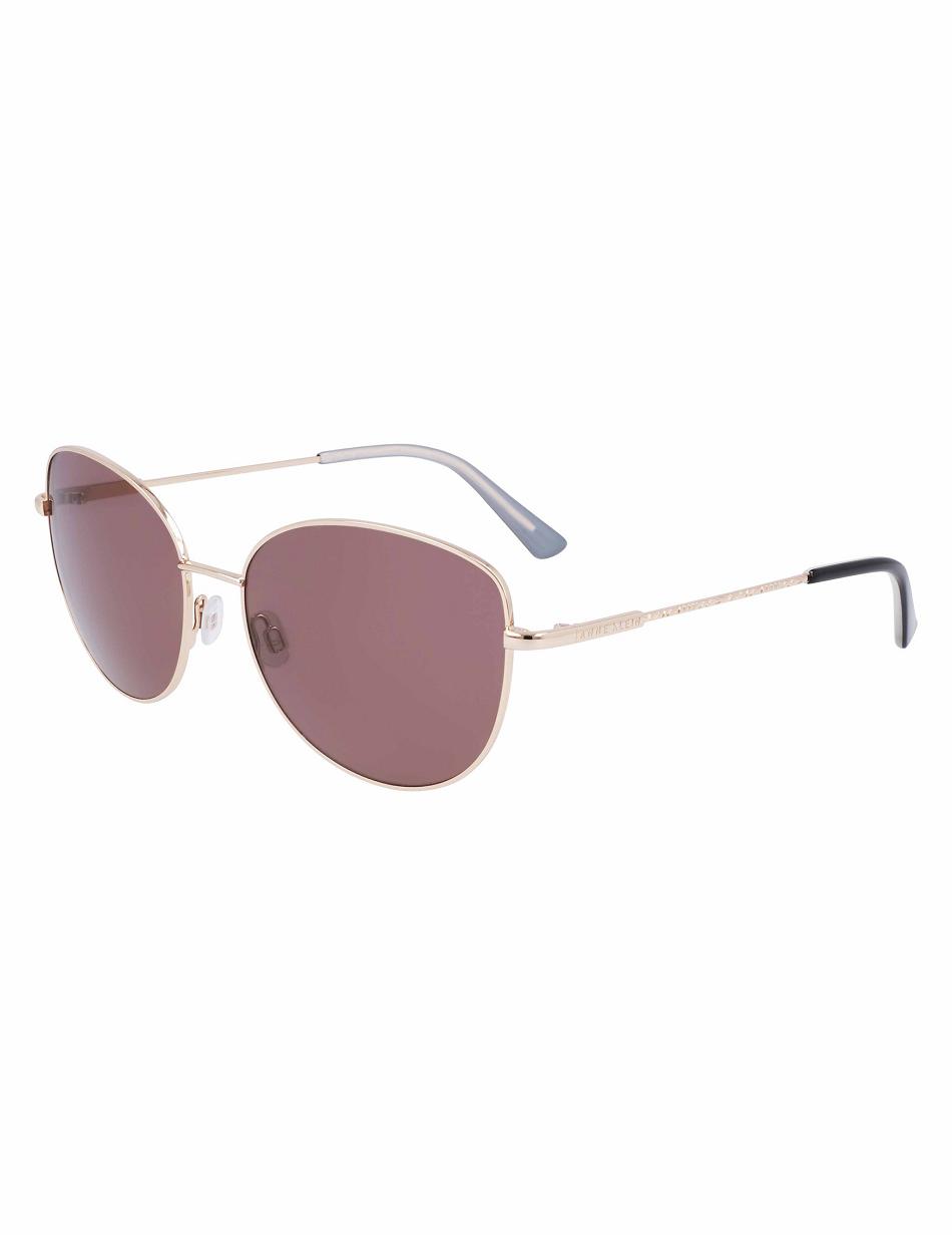 Anne Klein Trendy Sunglasses Round Gold | USEGJ70336