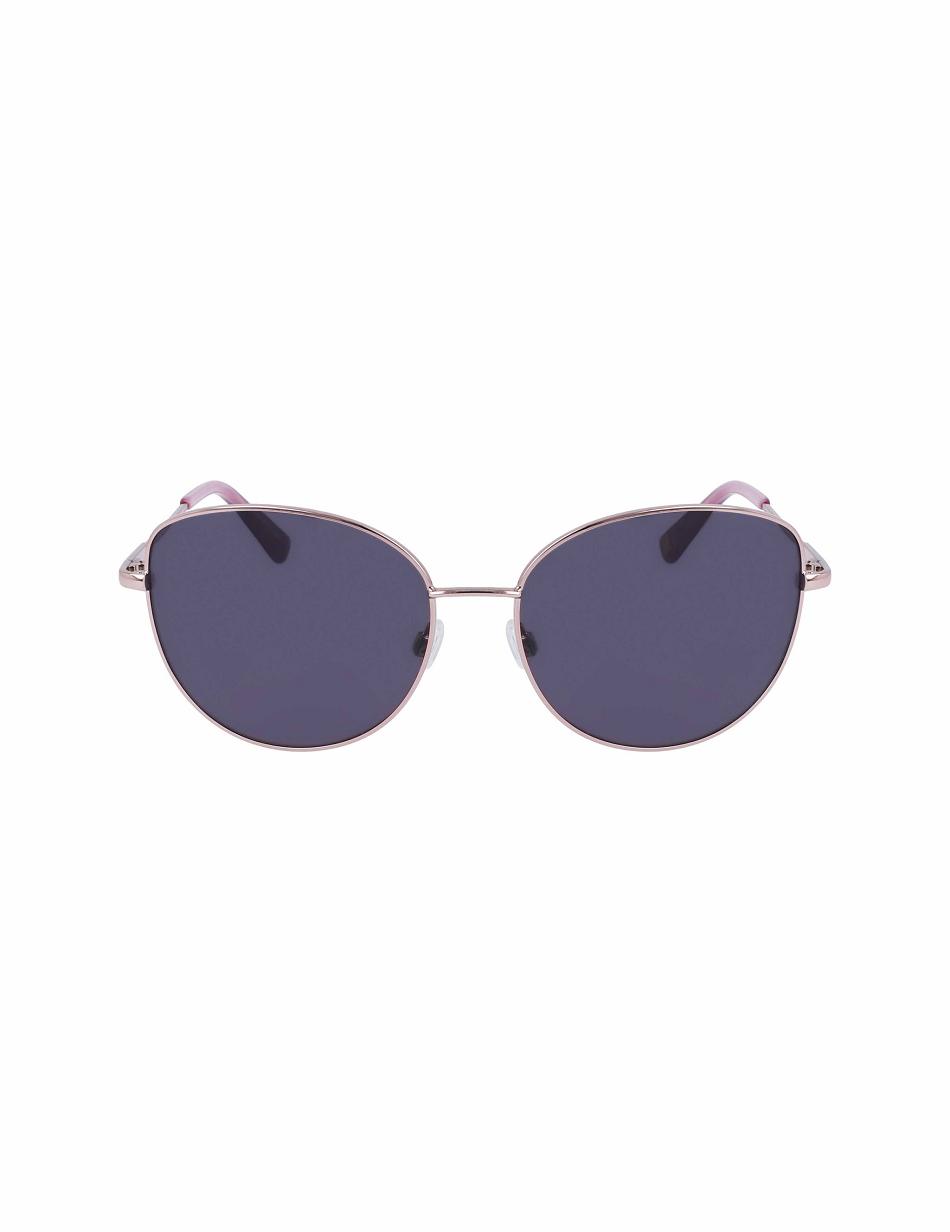 Anne Klein Trendy Sunglasses Round Rose / Gold | USQAV70196