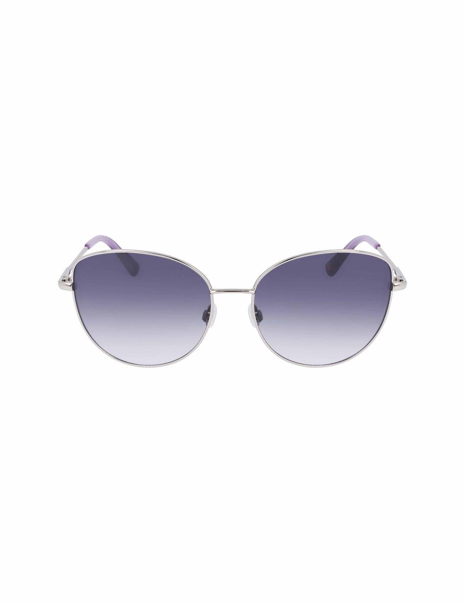 Anne Klein Trendy Sunglasses Round Silver | UUSTG12326