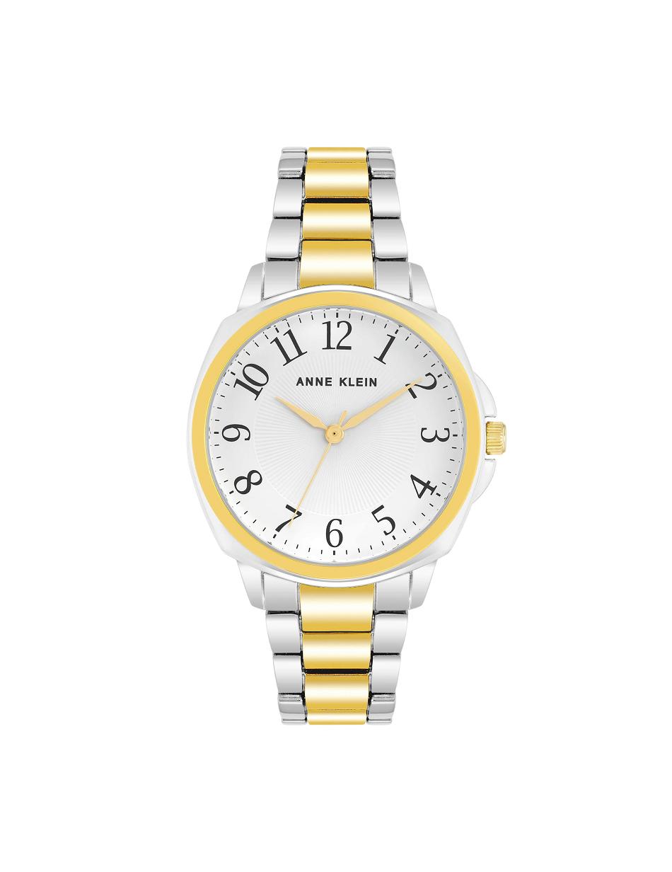 Anne Klein Two-Tone Cushion Bracelet Watch Metals Silver / Gold | USZDE77182