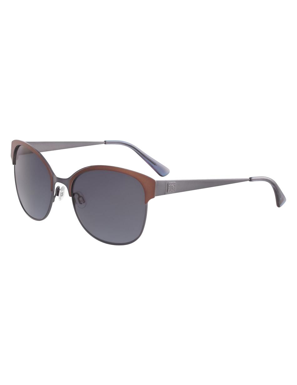 Anne Klein Two-Tone Metal Square Sunglasses Best Sellers brown | BUSSD47449