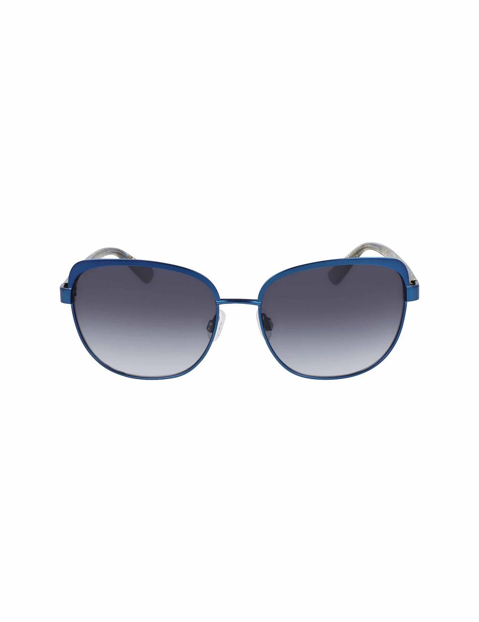 Anne Klein Uplifting Square Sunglasses Average Size Navy | BUSSD86125