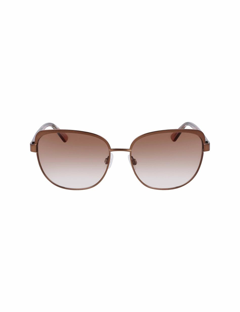 Anne Klein Uplifting Sunglasses Square Beige | EUSVG79830