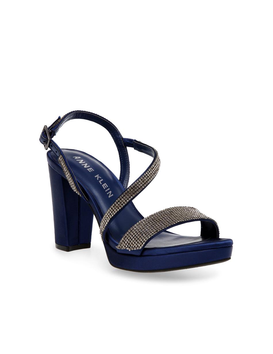 Anne Klein Veil Dress Sandal Heels Navy | USDYB17718