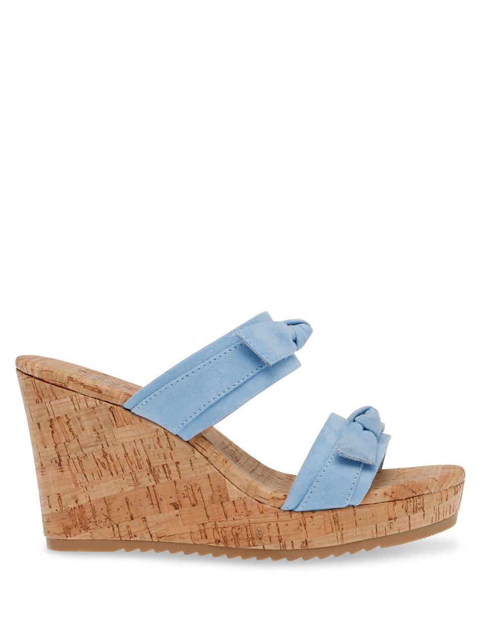 Anne Klein Wiona Wedges Blue | XUSGW24641