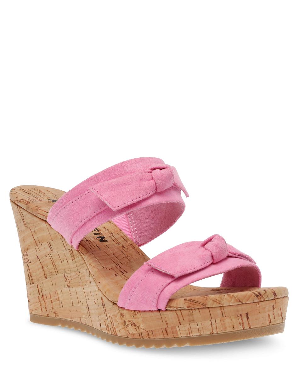 Anne Klein Wiona Wedges Pink | USXMI97543