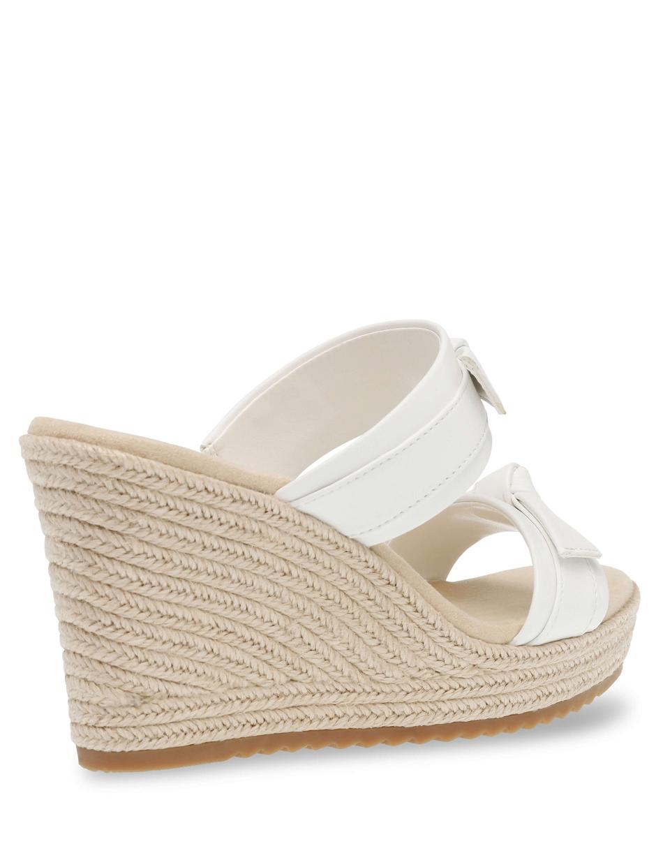 Anne Klein Wiona Wedges White | USICD73932