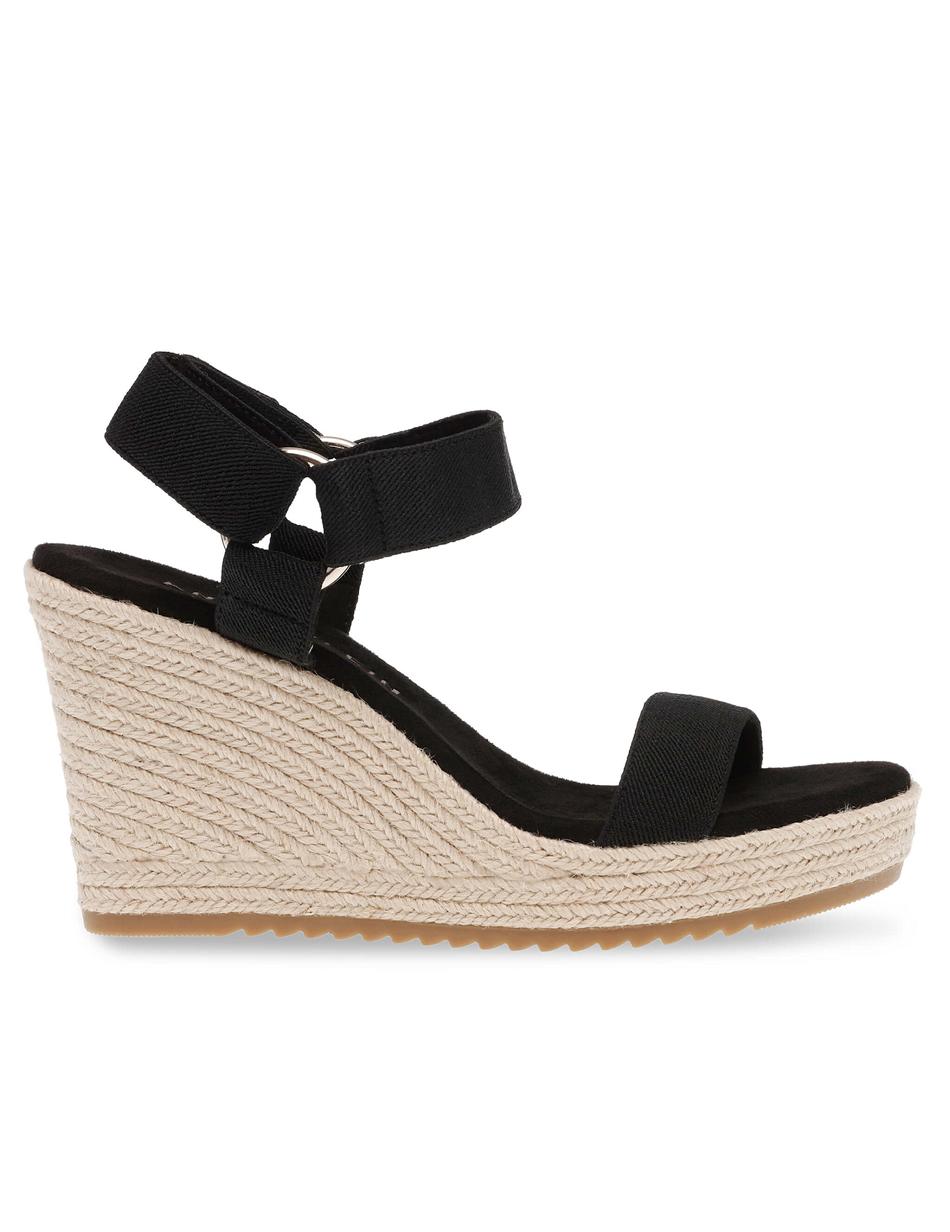 Anne Klein Wren Wedges Black | USXBR62078