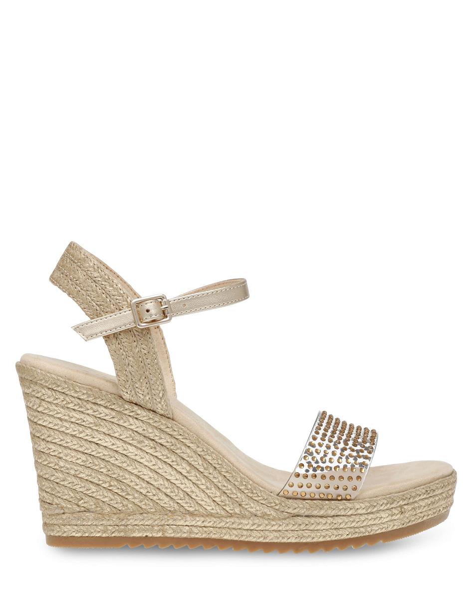 Anne Klein Wylie Crystal Wedges Gold | UUSND53123