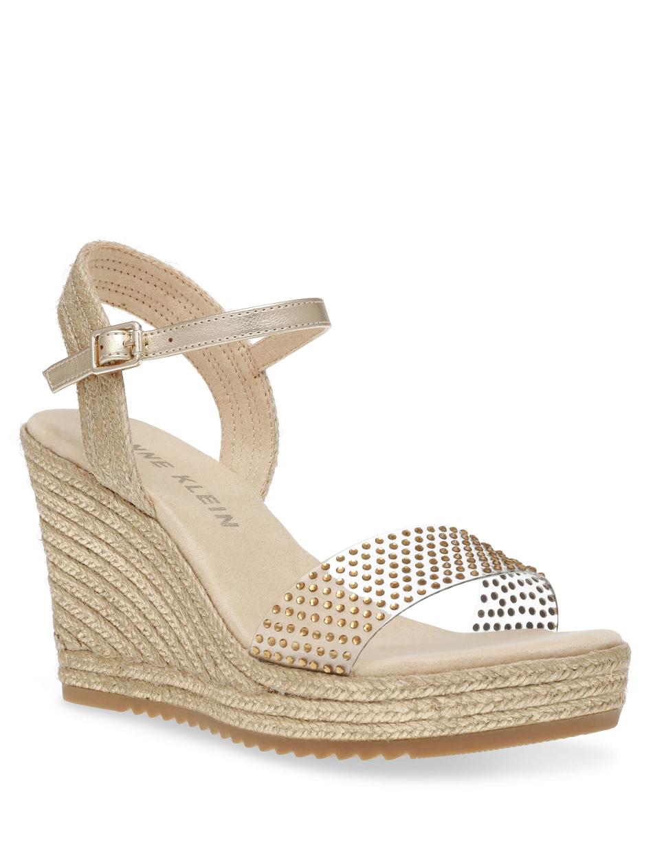 Anne Klein Wylie Crystal Wedges Gold | UUSND53123