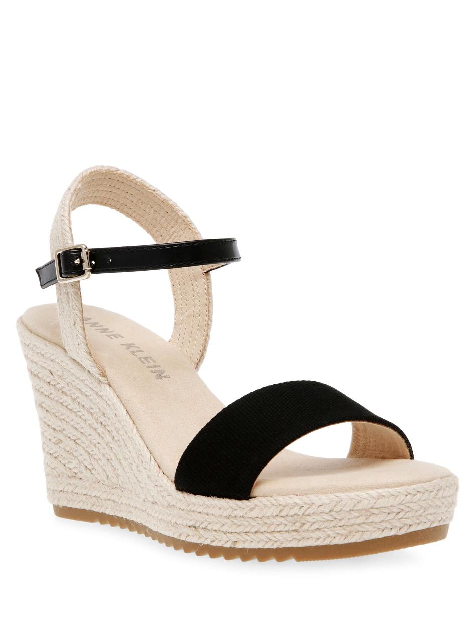 Anne Klein Wylie Wedge Best Sellers Black | DUSKV70621