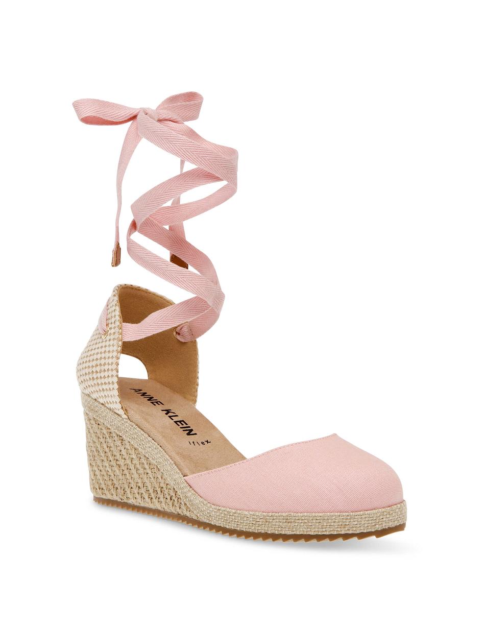 Anne Klein Zelda Wedges Pink | USCVG24761